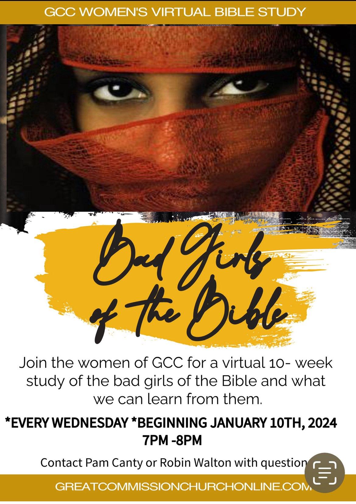 GCC Women’s Ministry- Bad Girls of the Bible